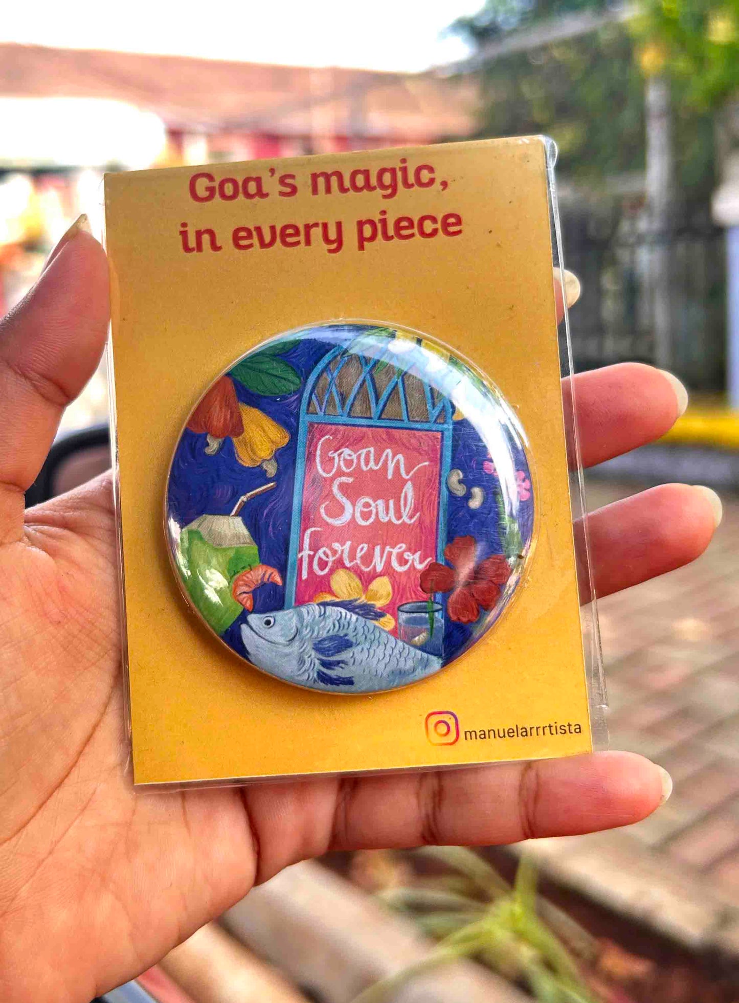 Goa Soul Forever Fridge Magnet