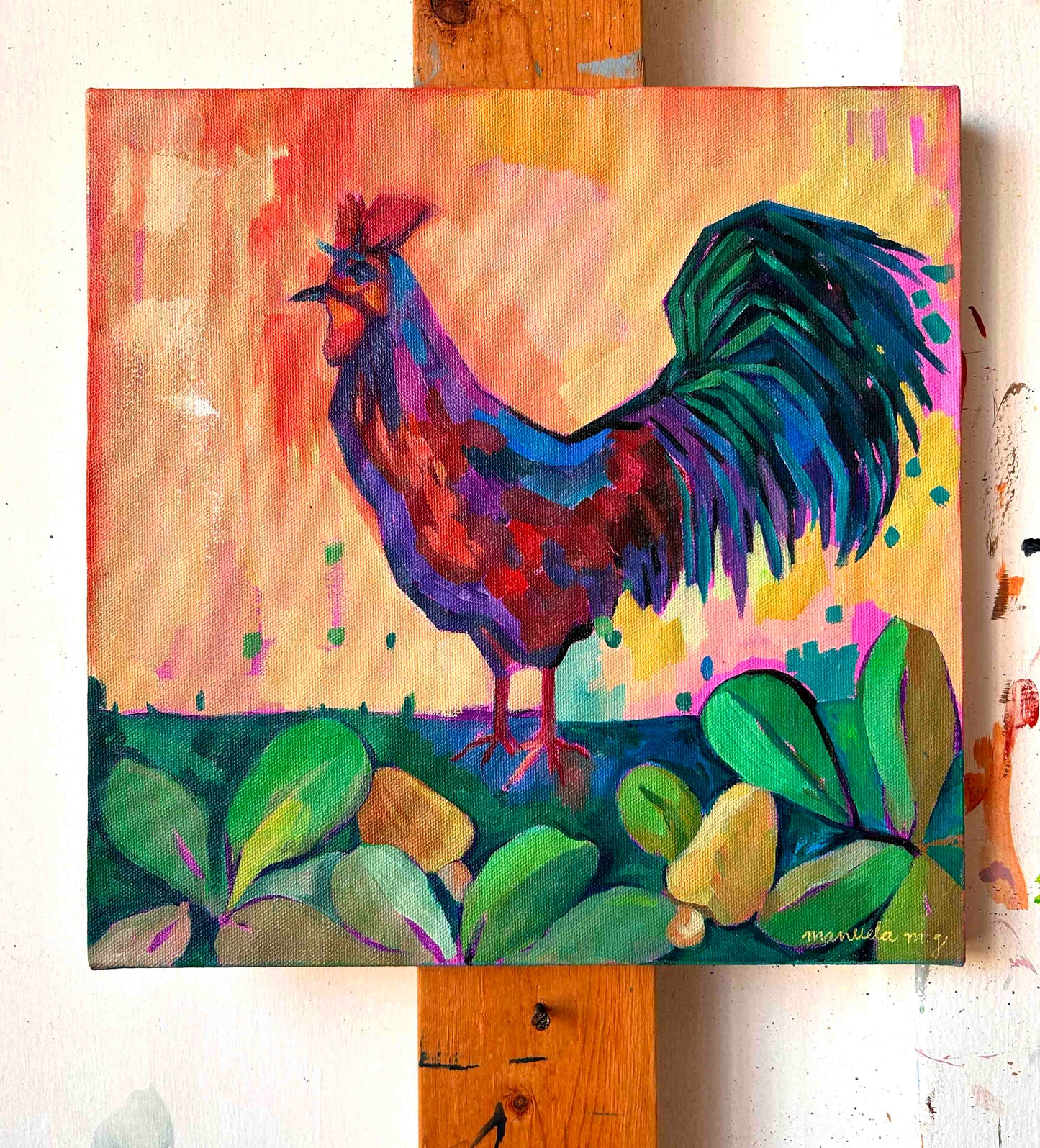 Vibrant Rooster of Goa