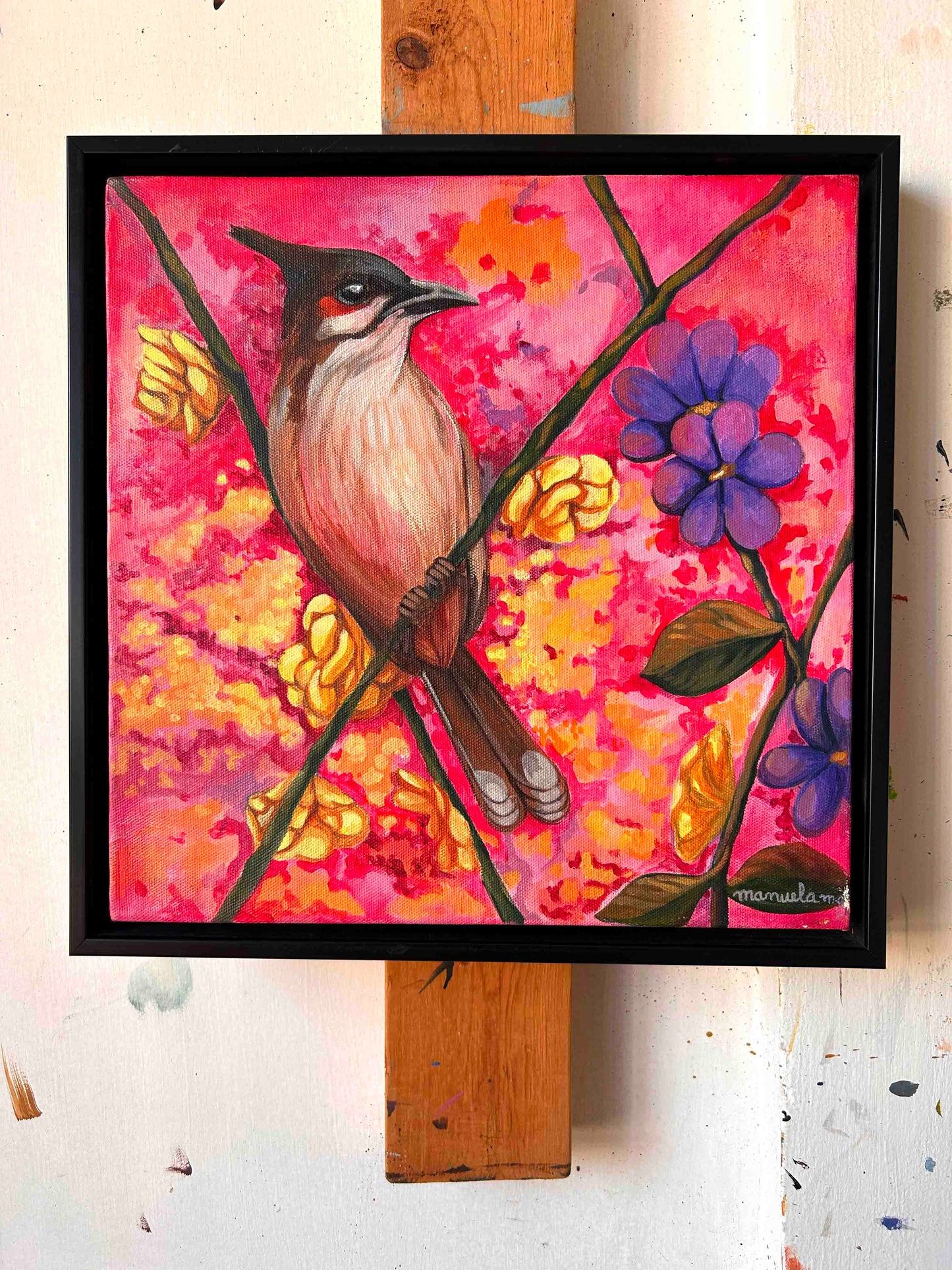 Bulbul perched on a tree