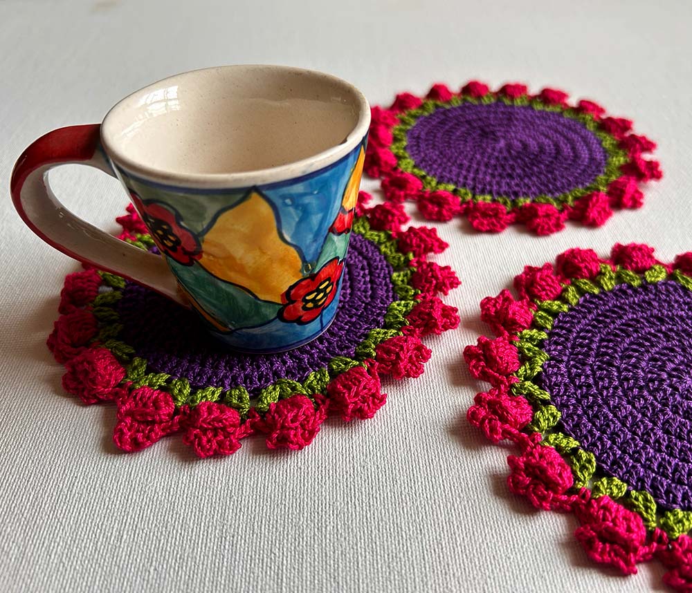 Pink Tulip Coaster