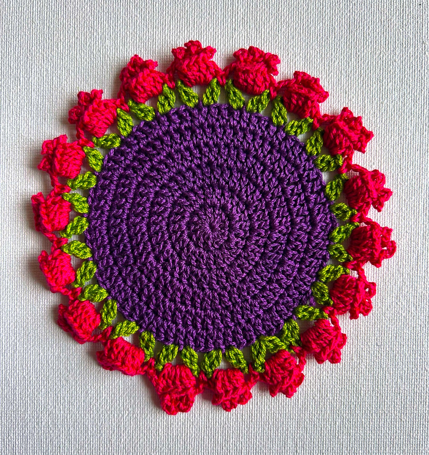 Pink Tulip Coaster