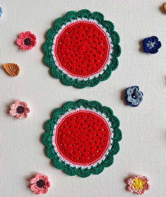 Watermelon Coasters
