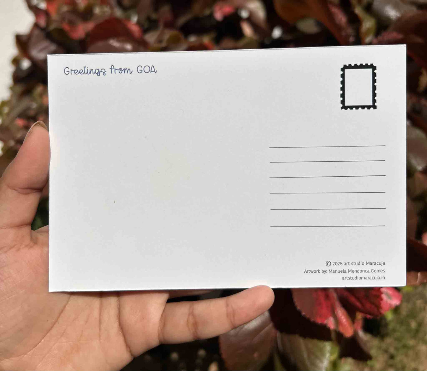 Postcards - Cow, Tea party