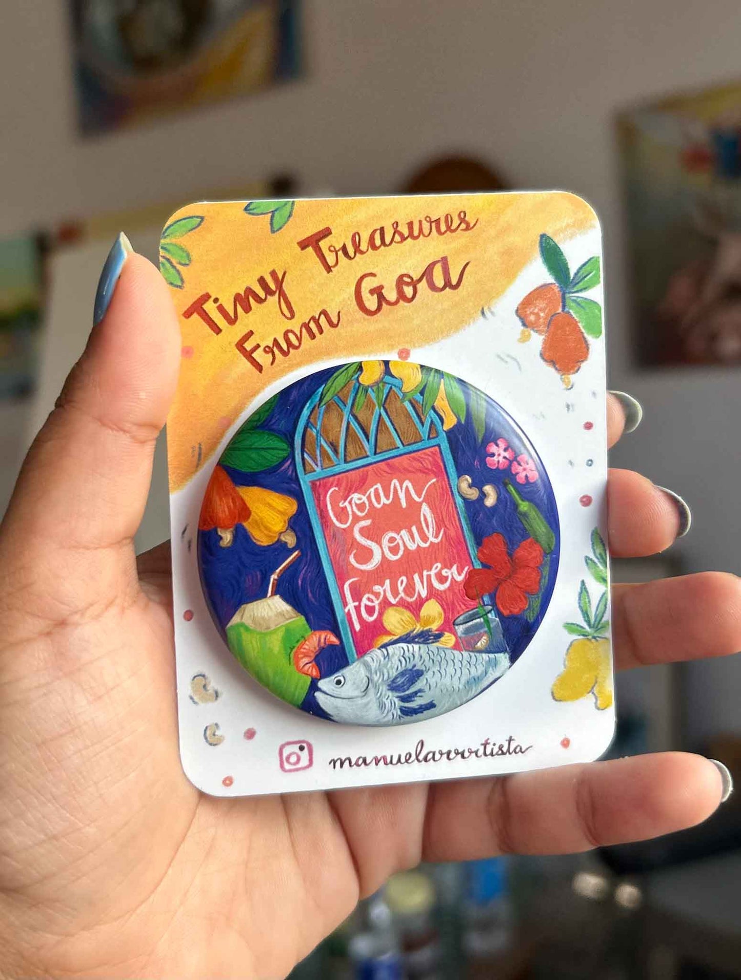 Goa Soul Forever Fridge Magnet