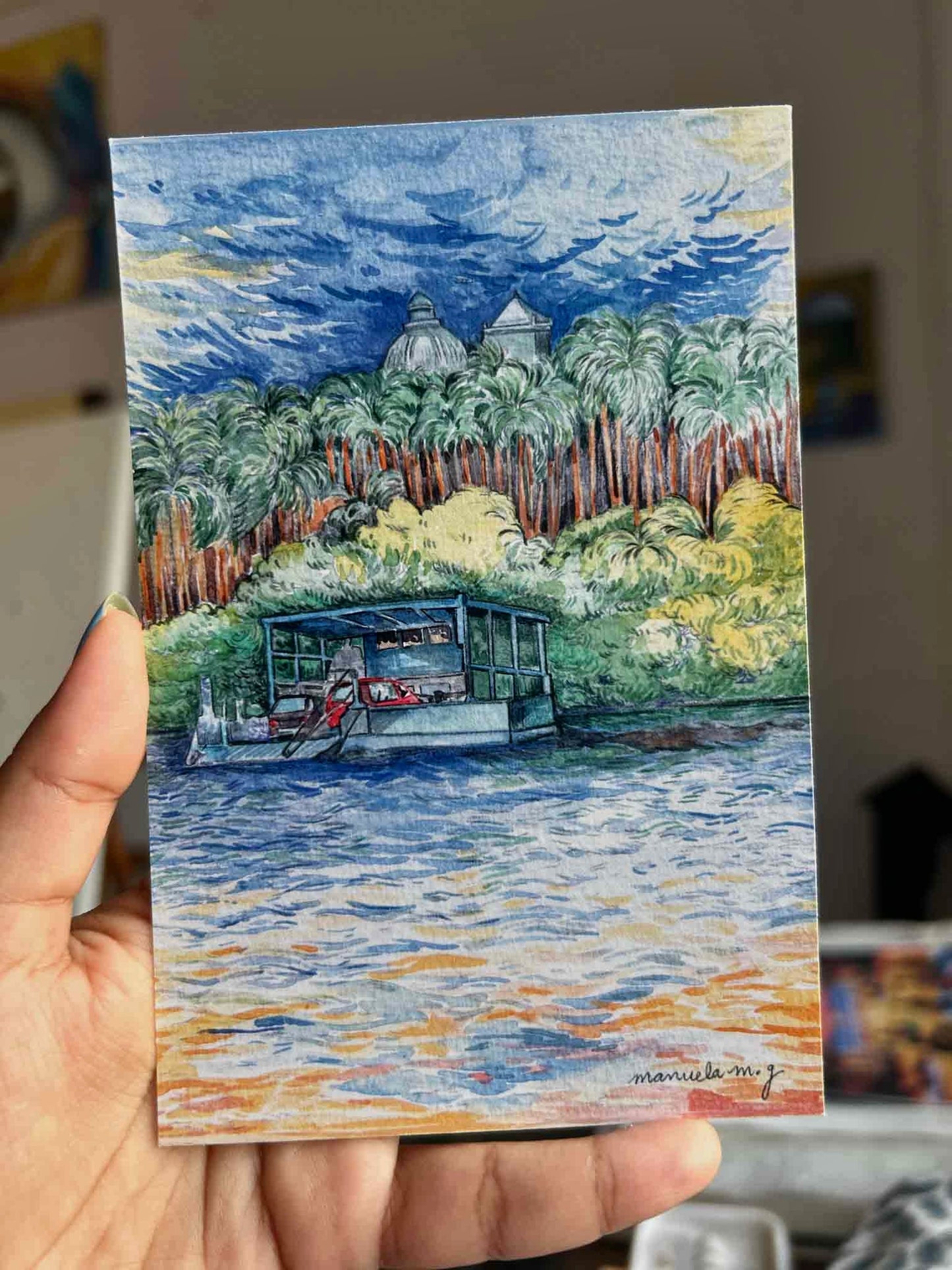 Postcards - Ferry to Divar