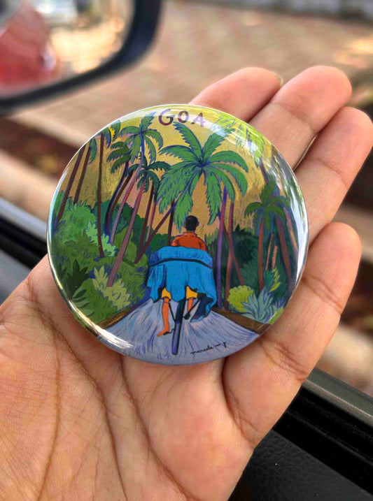 Goan Padeiro Fridge Magnet